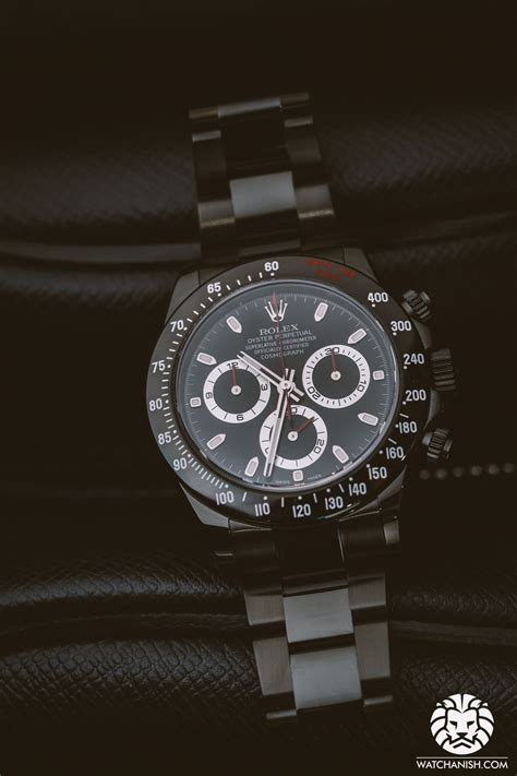 rolex daytona stealth titan black replica|counterfeit rolex daytona.